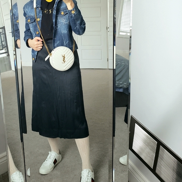 ***SOLD***100% Authentic Versace Logo Denim Jacket - Picture 12 of 13